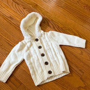 Old Navy Infant Hooded Sweater 6-12 Months